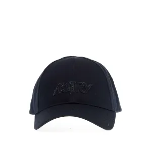 Cappello Baseball In Gabardine Di Cotone Blu