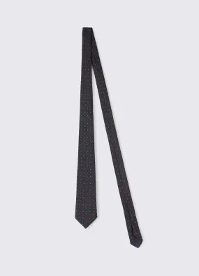 RUMFORD  Cravatta regular con micromotivo uomo